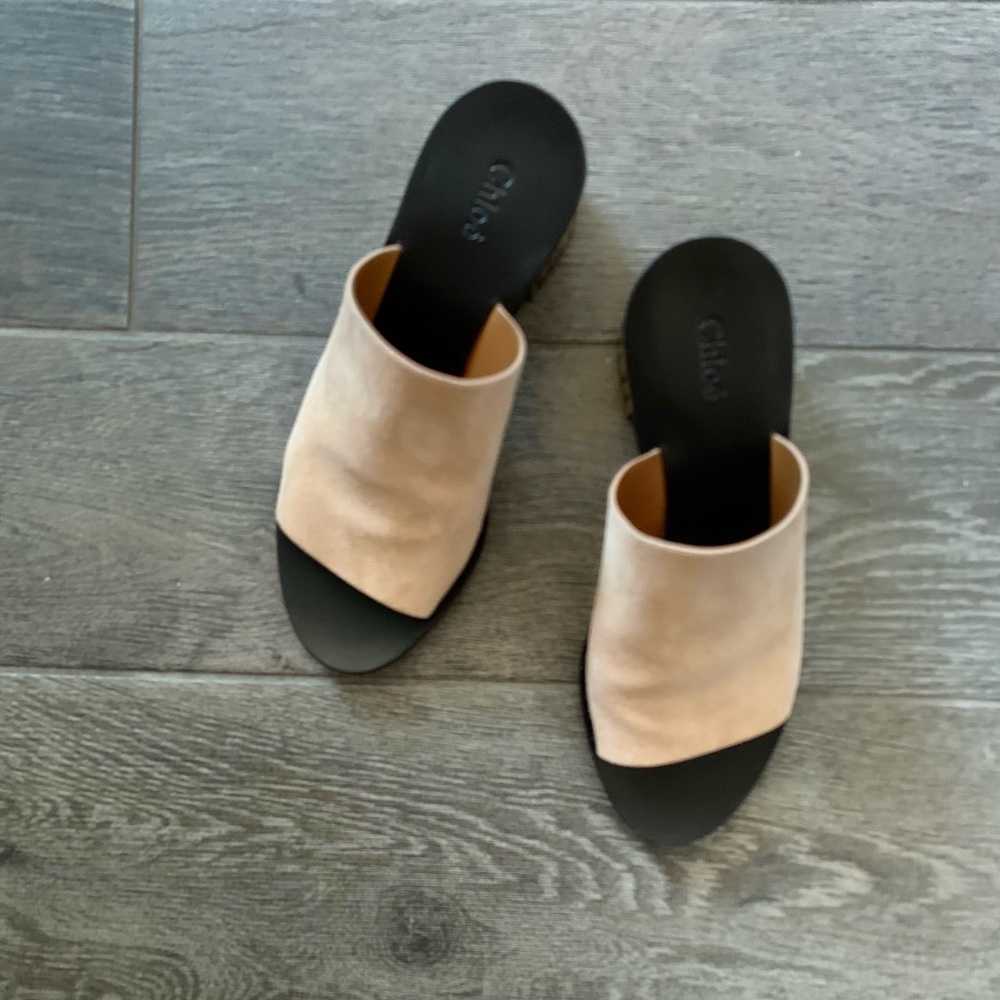 Like new Chloe beige suede mules - Picture 3 of 6